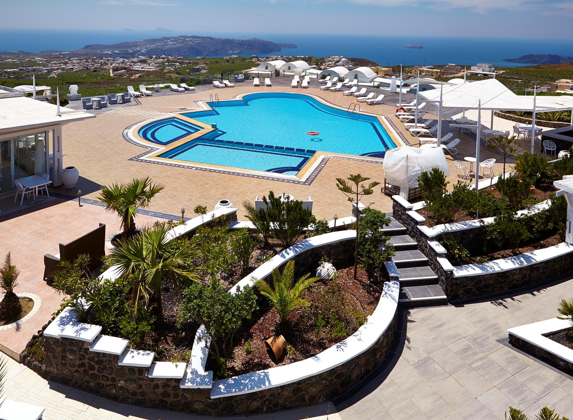 Orizontes Hotel Santorini Pýrgos Extérieur photo
