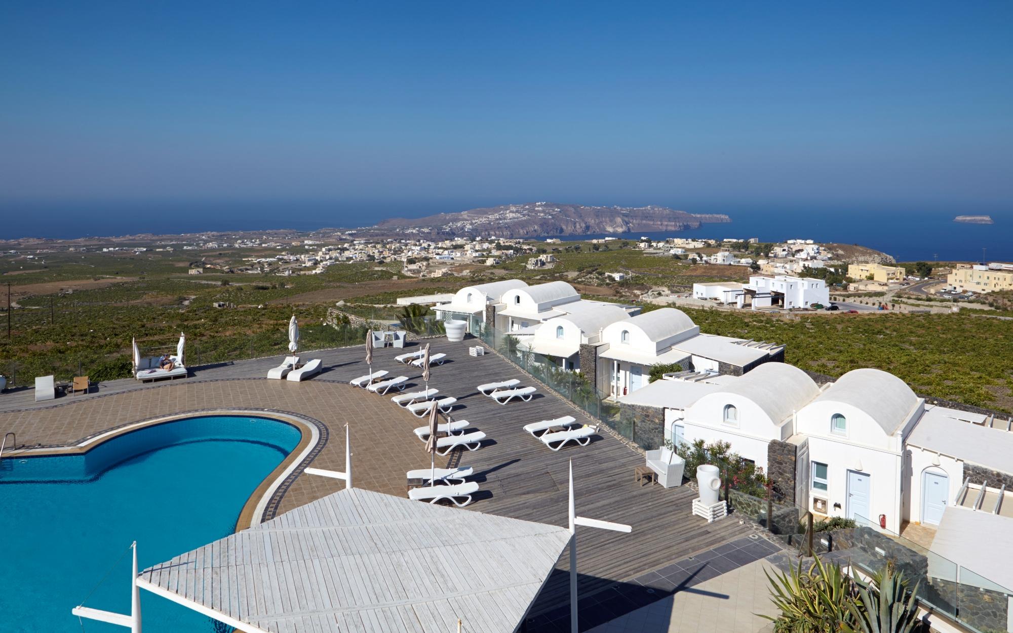 Orizontes Hotel Santorini Pýrgos Extérieur photo
