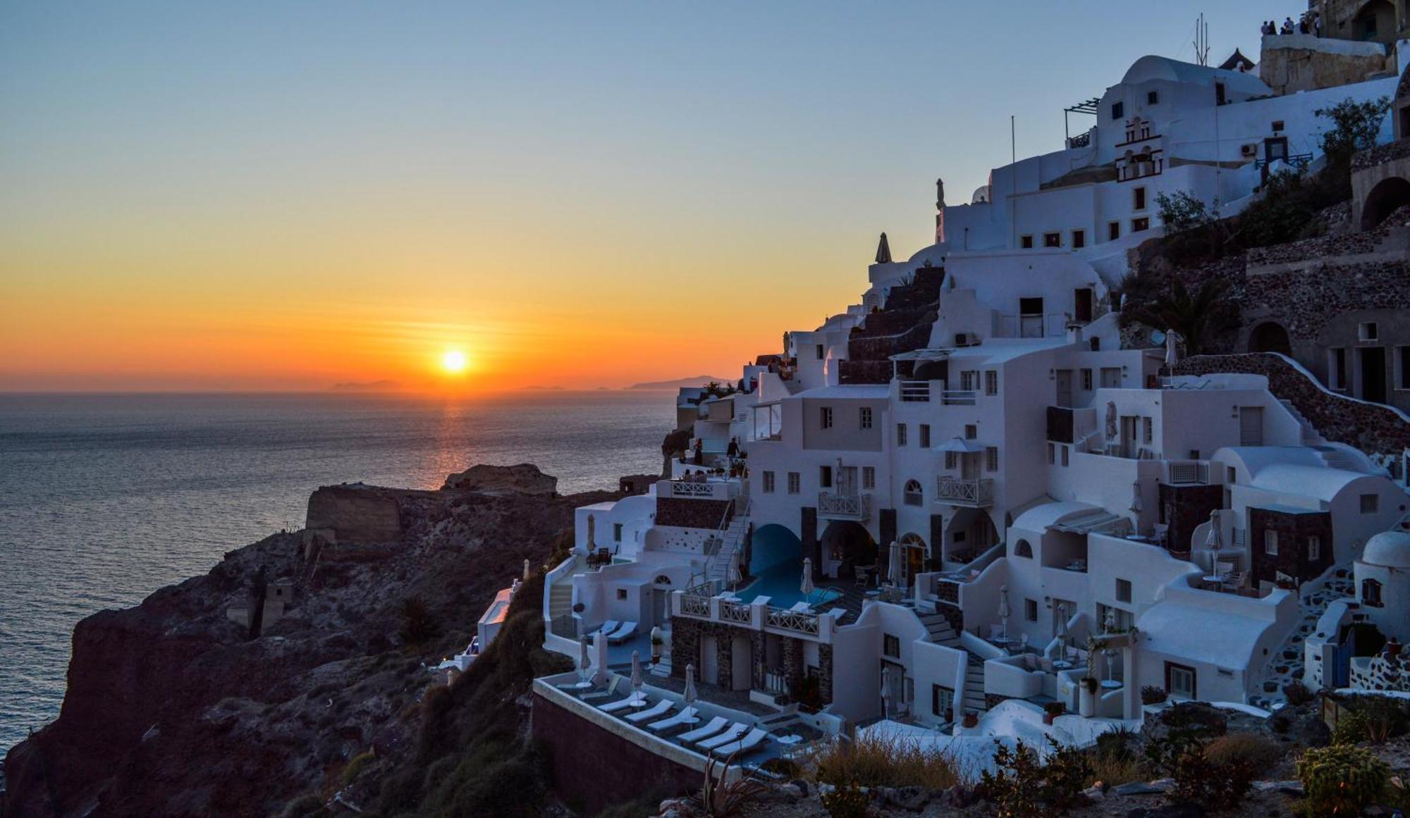 Orizontes Hotel Santorini Pýrgos Extérieur photo