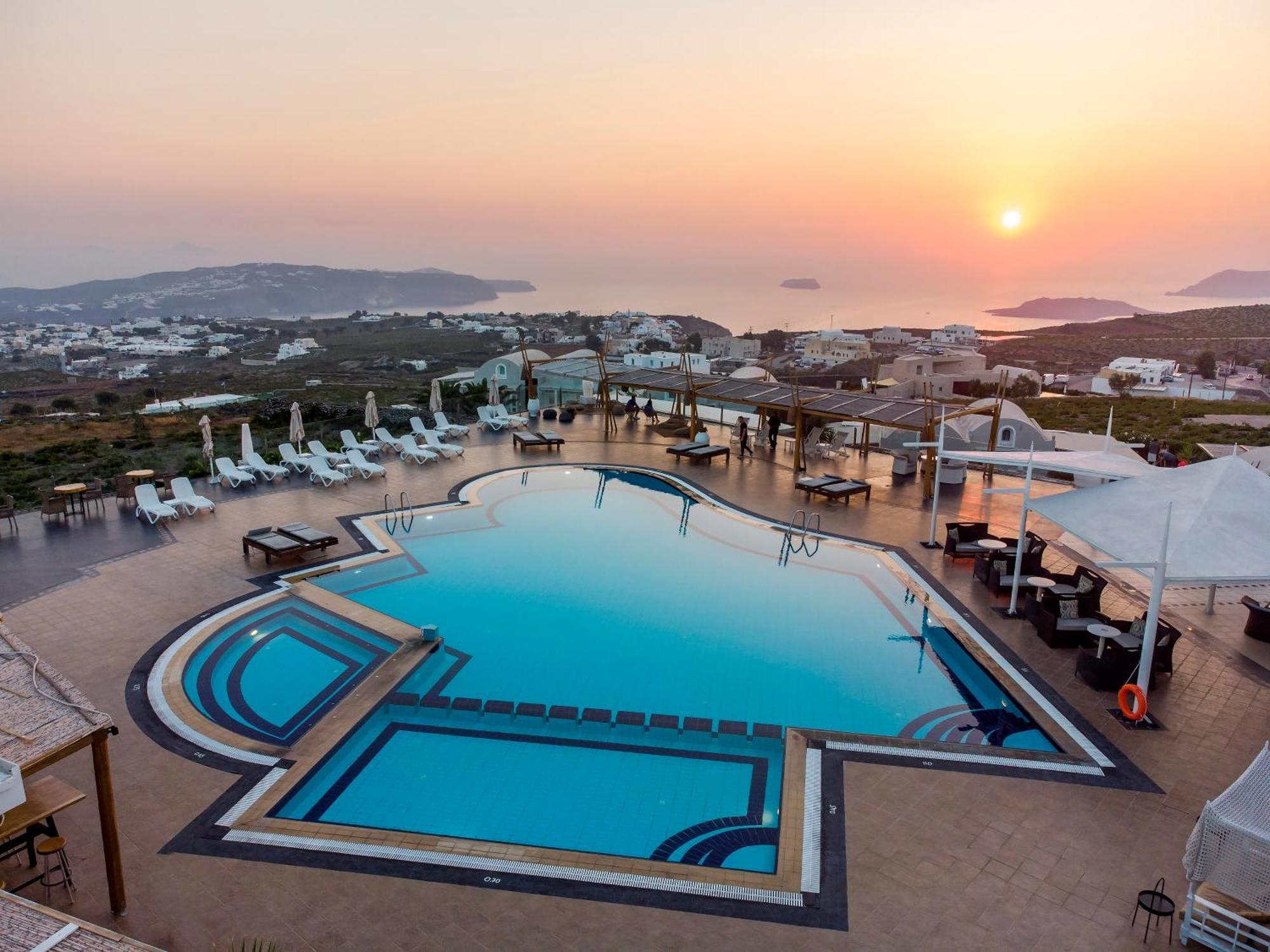 Orizontes Hotel Santorini Pýrgos Extérieur photo