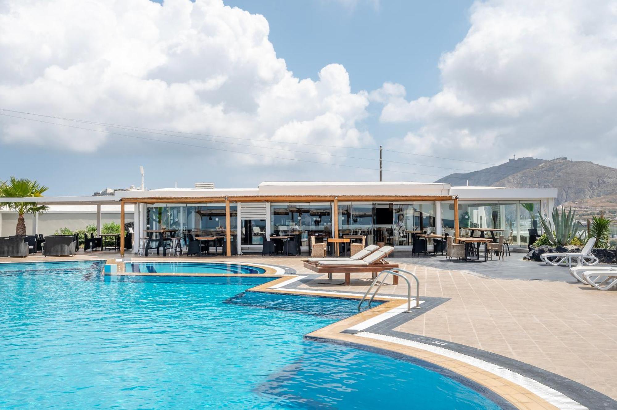 Orizontes Hotel Santorini Pýrgos Extérieur photo